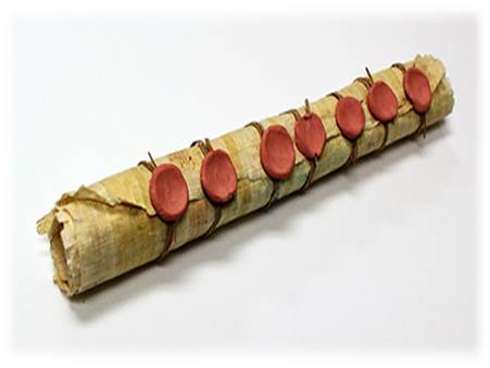 The scroll with the seven seals