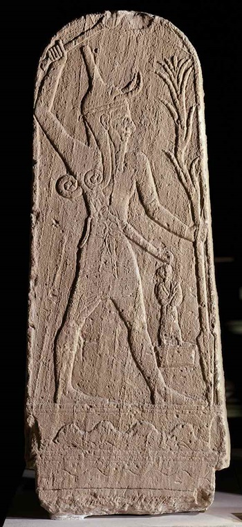 Stela of Baal with lightening
