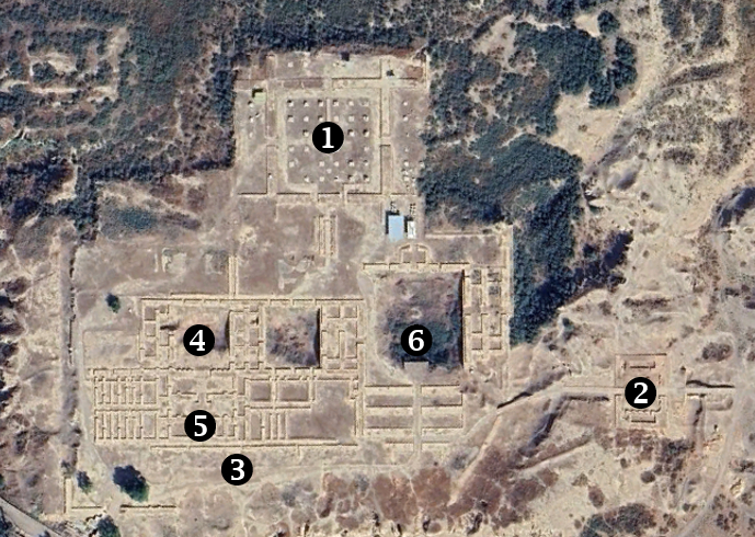 Location of events within the Palace of Susa Location of events within the Palace of Susa