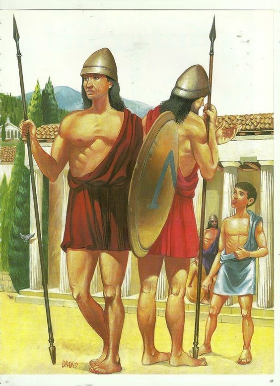 ancient Greek warrior
