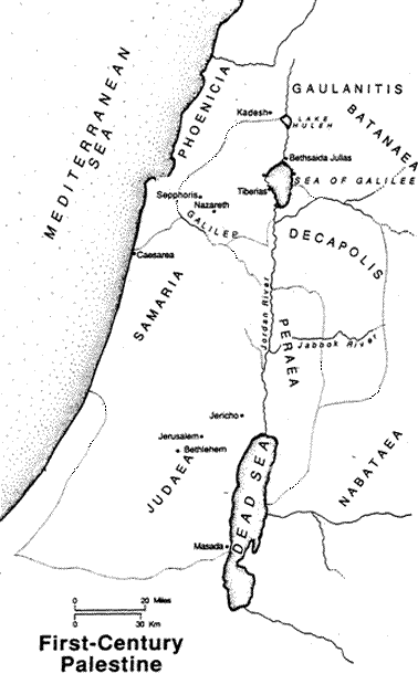 map of Palestine