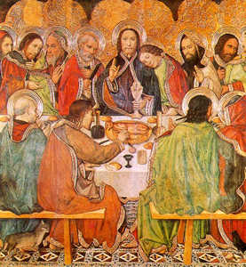 Judas, without the halo, was motivated by the short term reward of 30 pieces of silver. The disciples, in contrast, were simply motivated by their love for God because at this time, they did not know or understand the long term rewards.