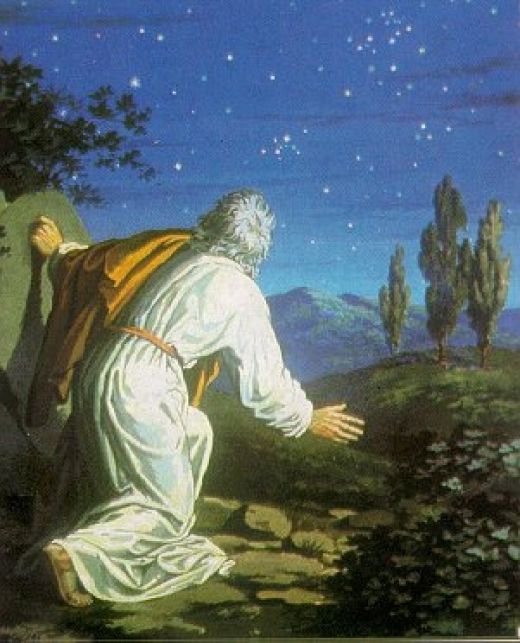 And He took him outside and said, 'Now look toward the heavens, and count the stars, if you are able to count them' And He said to him, 'So shall your descendants be.' Then he believed in the LORD; and He reckoned it to him as righteousness. (Gen 15:5-6)